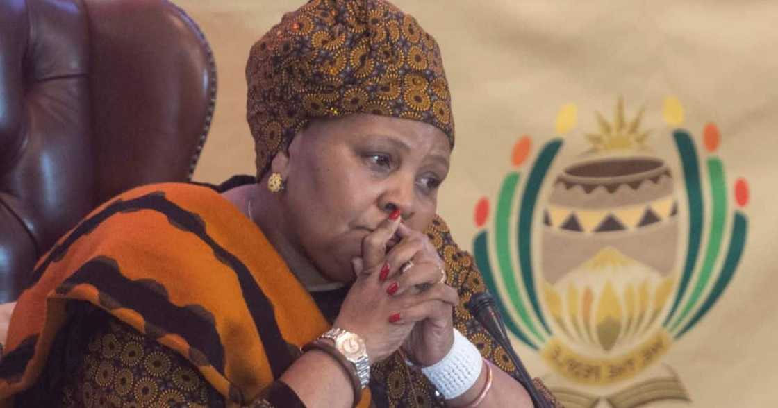 Nosiviwe Mapisa-Nqakula submitted an urgent court application Nosiviwe Mapisa-Nqakula submitted an urgent court application