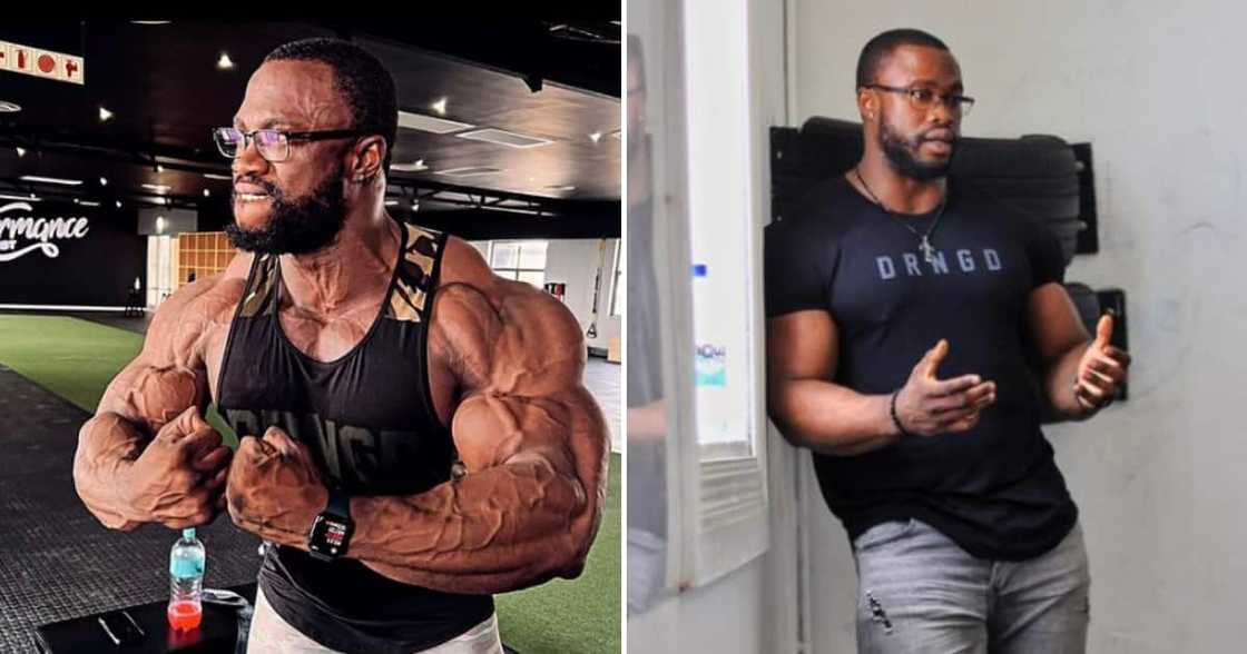 Bodybuilder, Mzansi, social media