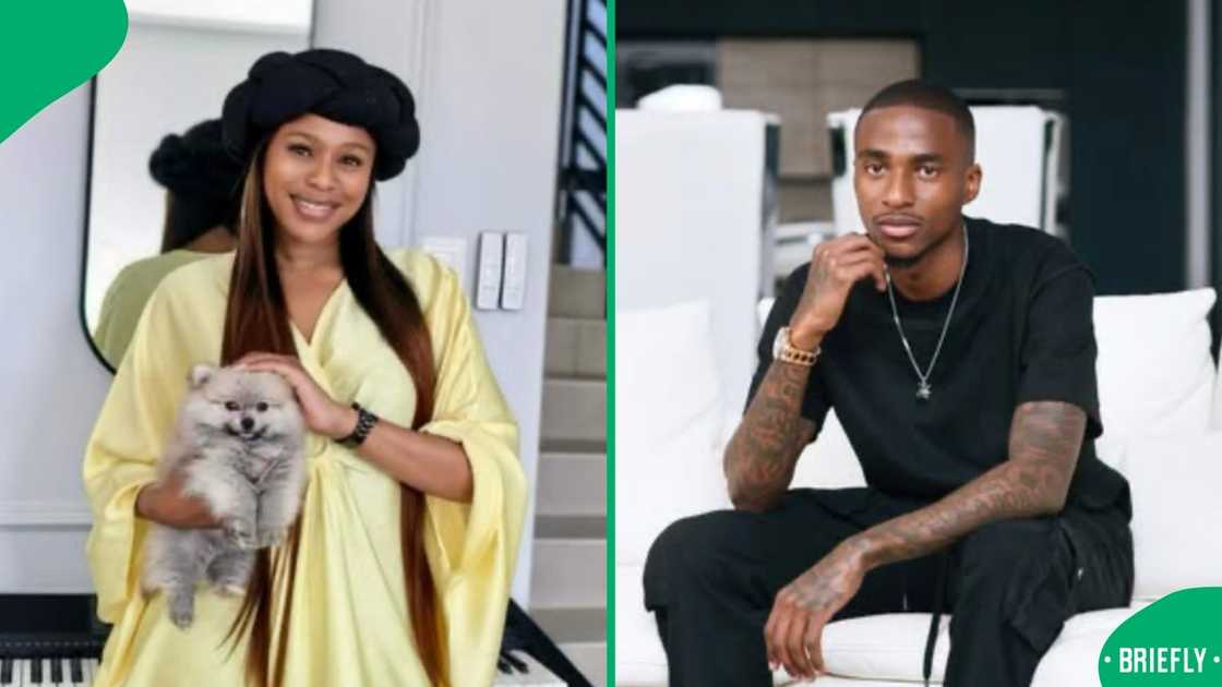 Thembinkosi Lorch was roasted over his relationship with Natasha Thahane Thembinkosi Lorch was roasted over his relationship with Natasha Thahane