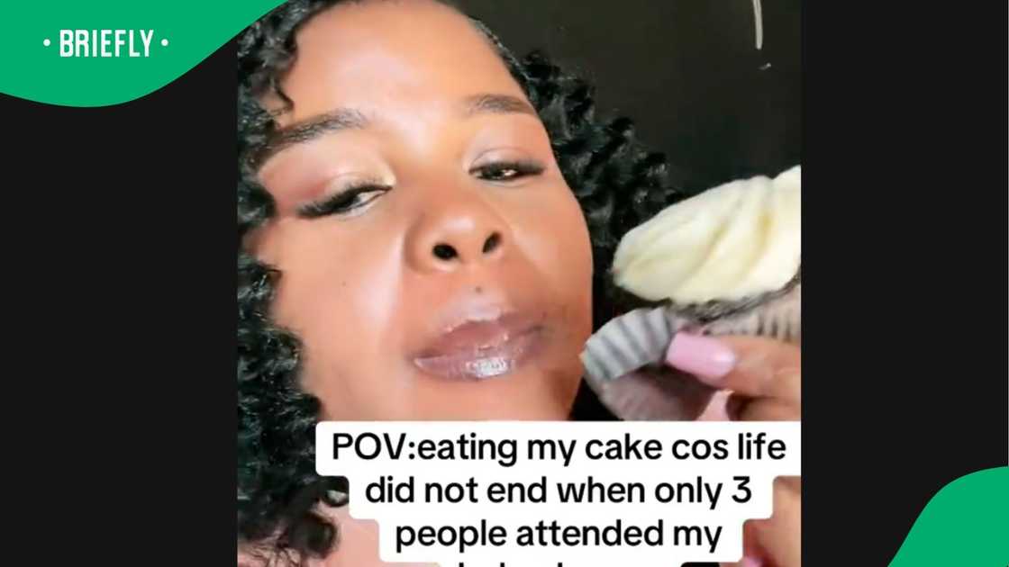 A woman went viral.