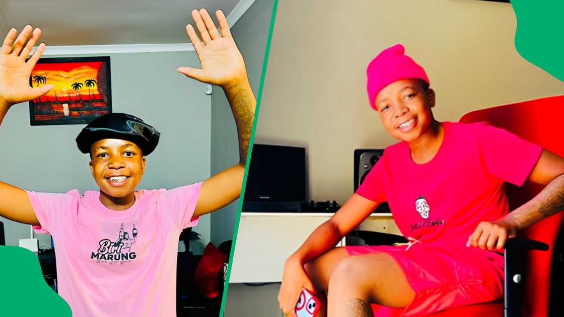 Netizens reacted to the video of Tebogo G in studio Netizens reacted to the video of Tebogo G in studio