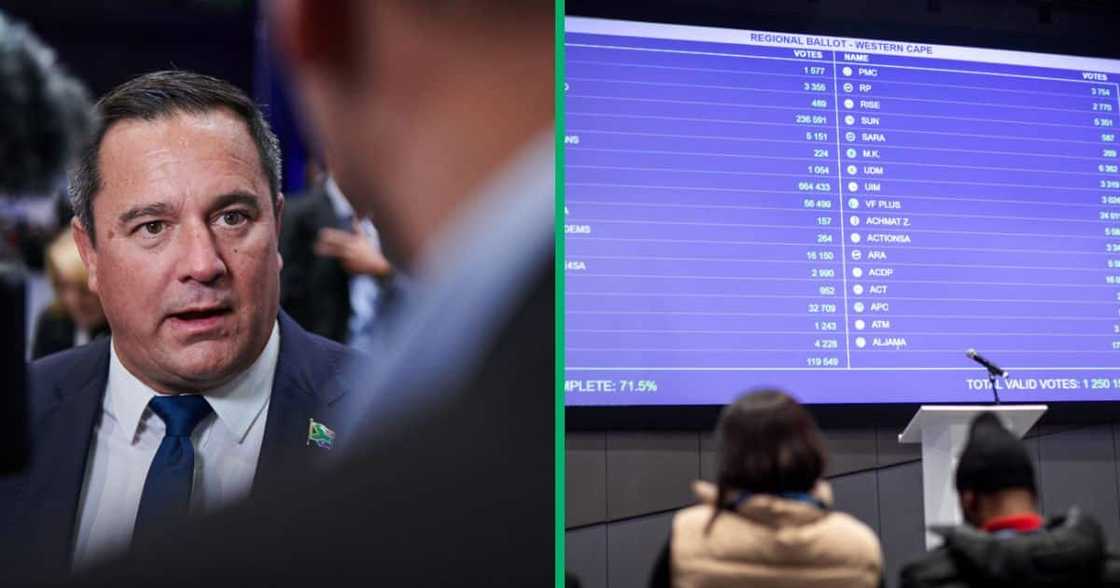 The Democratic Alliance's leader, John Steenhuisen, said the party established a team that will spearhead coalition talks The Democratic Alliance's leader, John Steenhuisen, said the party established a team that will spearhead coalition talks