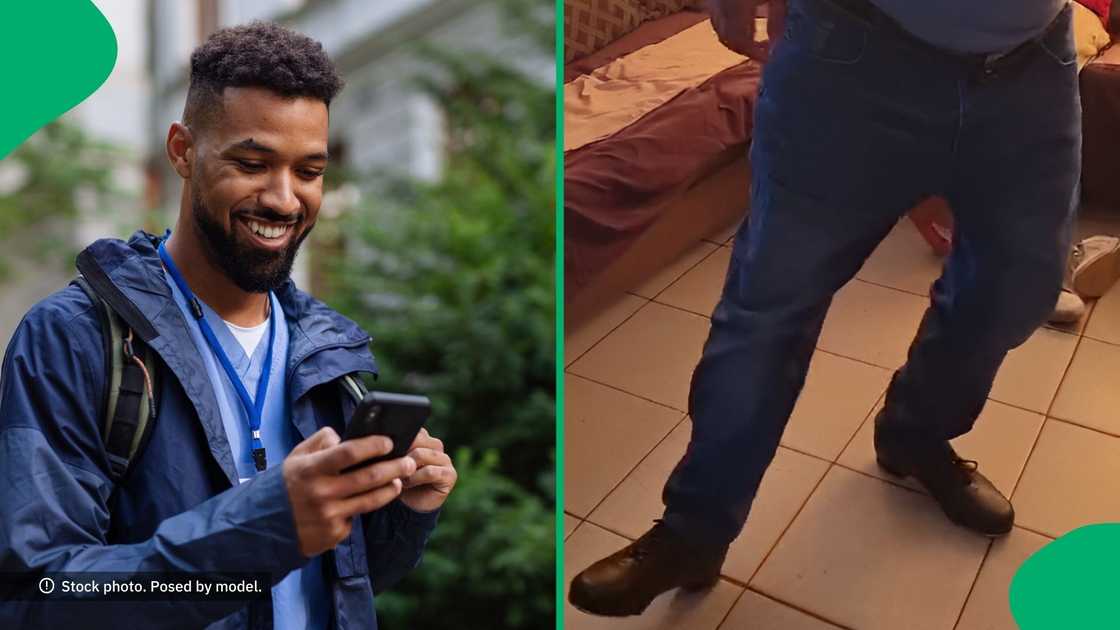 An elderly man showed off his tap dance moves, leaving the internet impressed. An elderly man showed off his tap dance moves, leaving the internet impressed.
