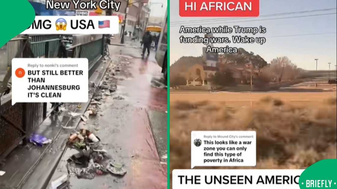 On the right showed the places in America that remain hidden from the media and TV