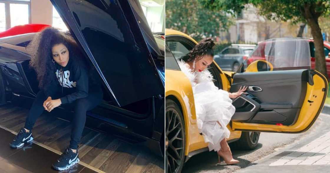 Khanyi Mbau, Luxury Rides, Obsession, Lamborghini, Porsche, Ferrari Khanyi Mbau, Luxury Rides, Obsession, Lamborghini, Porsche, Ferrari