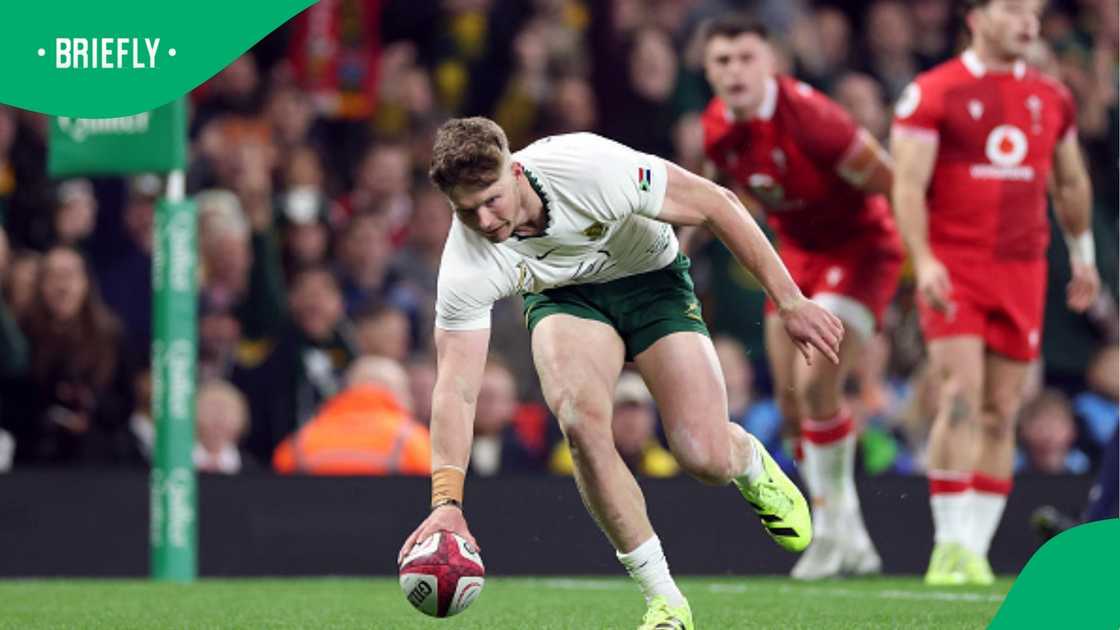 Ethan Hooker, Springboks, Springboks, Quilter Nations Series 2025, Wales Ethan Hooker, Springboks, Springboks, Quilter Nations Series 2025, Wales