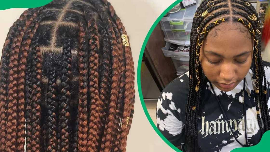 Medium tribal braids Medium tribal braids