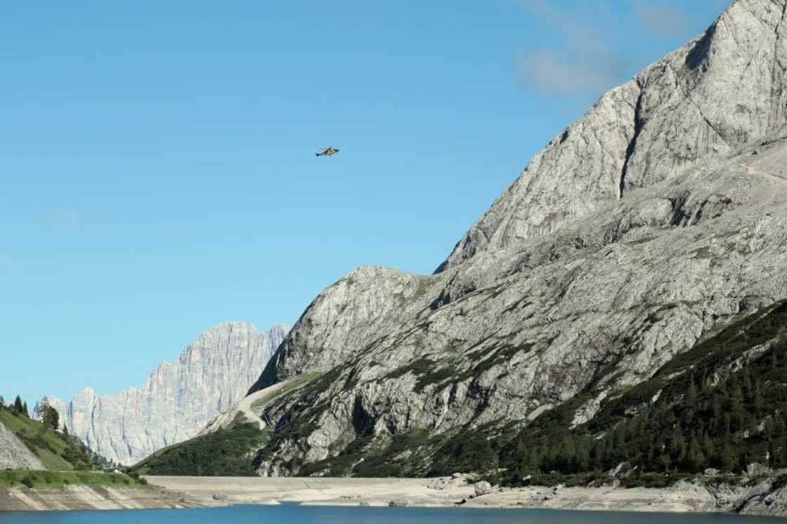 Italy has blamed the collapse on climate change amid fears more of the glacier could come crashing down Italy has blamed the collapse on climate change amid fears more of the glacier could come crashing down
