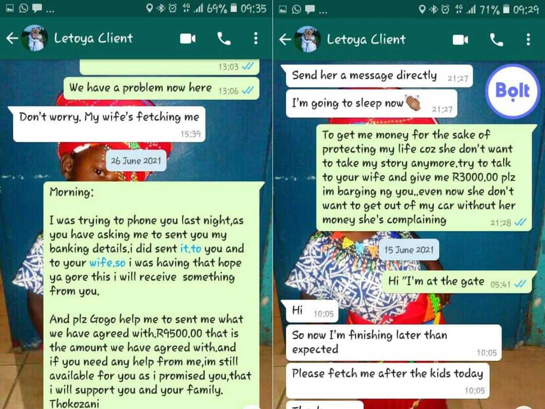 Letoya Makhene, cab drama, a set up, drivers, screenshots