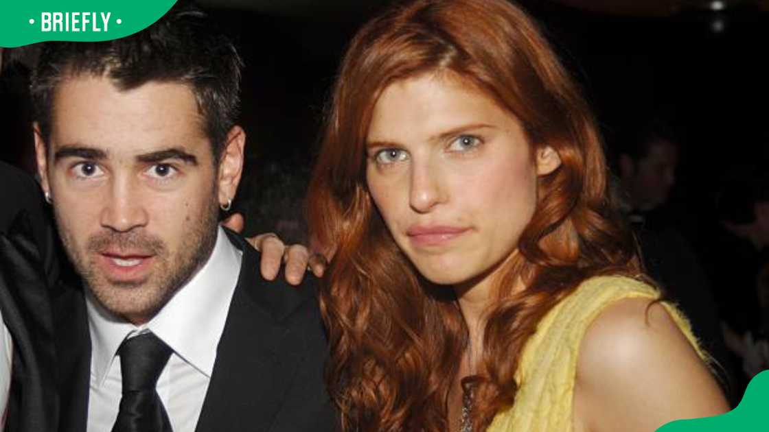 Colin Farrell and Lake Bell at Mandarin Oriental