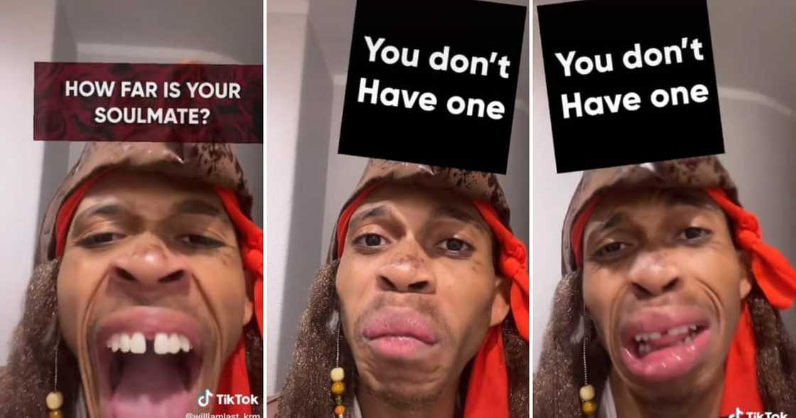 Famous TikToker William Last got Mzansi laughing with a clip of his hopes to find a soulmate Famous TikToker William Last got Mzansi laughing with a clip of his hopes to find a soulmate