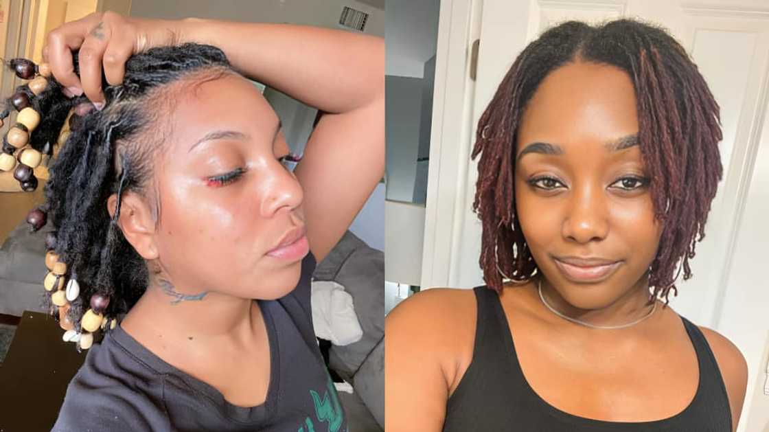 Short messy dreads Short messy dreads