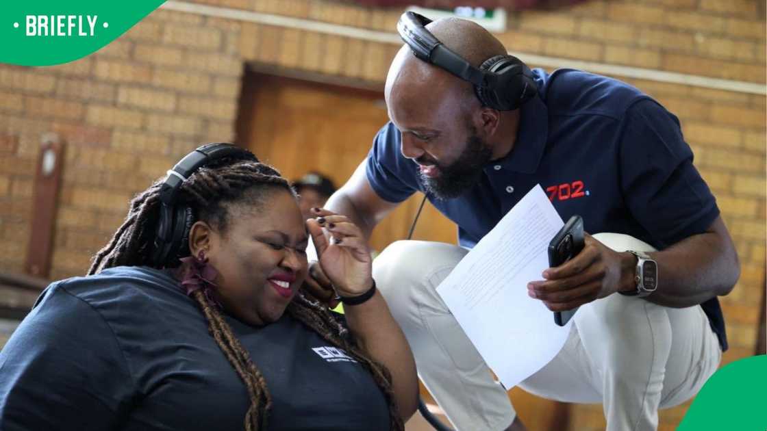 Tshidi Madia and Clement Manyathela. Tshidi Madia and Clement Manyathela.