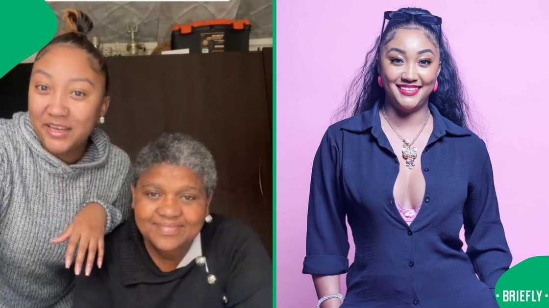 A woman pranked an older woman. A woman pranked an older woman.