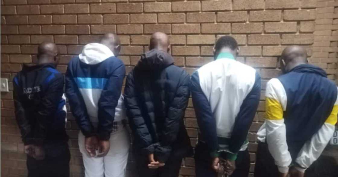 Five men were arrested for the theft of R3m worth of jewellery from a Polokwane store Five men were arrested for the theft of R3m worth of jewellery from a Polokwane store