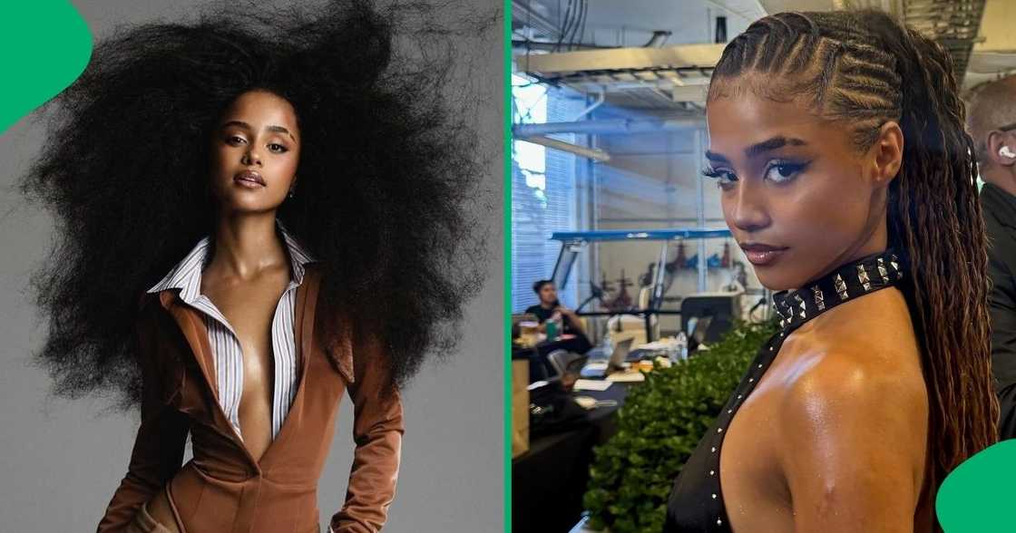 Tyla attended the prelude to the Olympic Games Tyla attended the prelude to the Olympic Games