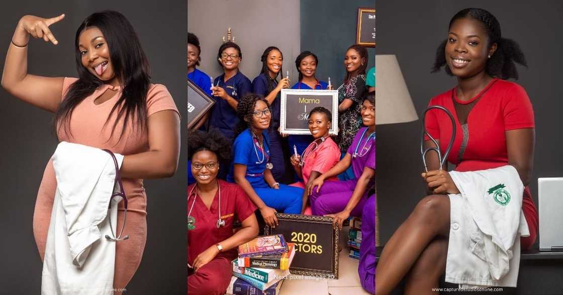 Pretty Ghanaian ladies heat up Twitter with photos as they all graduated as medical doctors Pretty Ghanaian ladies heat up Twitter with photos as they all graduated as medical doctors