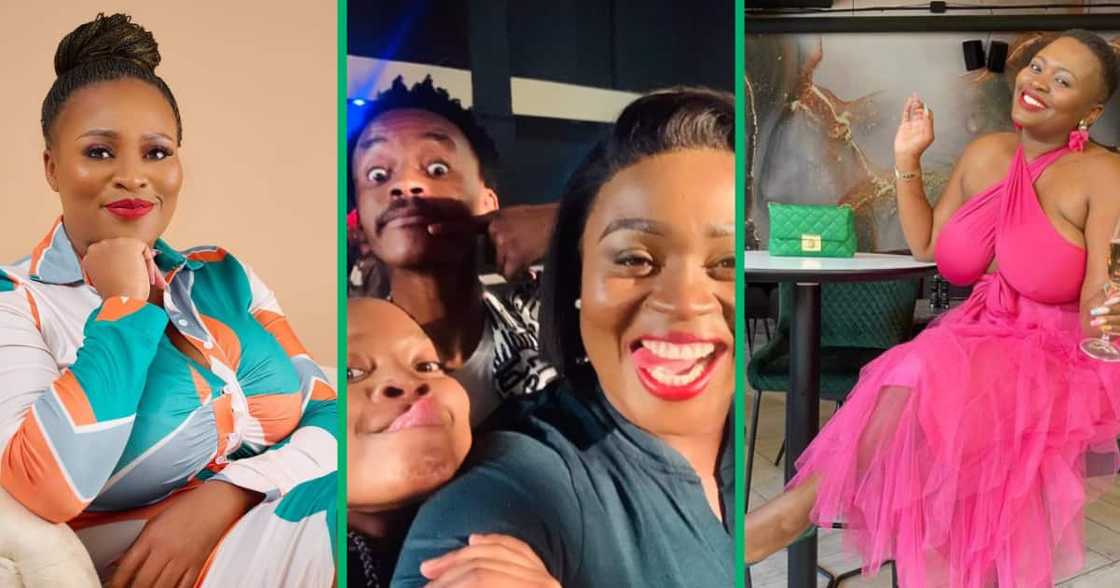 Zinzi Nsele shared touching reels on Instagram with her fellow 'Gomora' cast