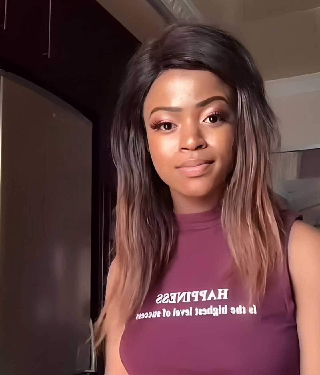 A woman showcased the new apartment she moved into. A woman showcased the new apartment she moved into.