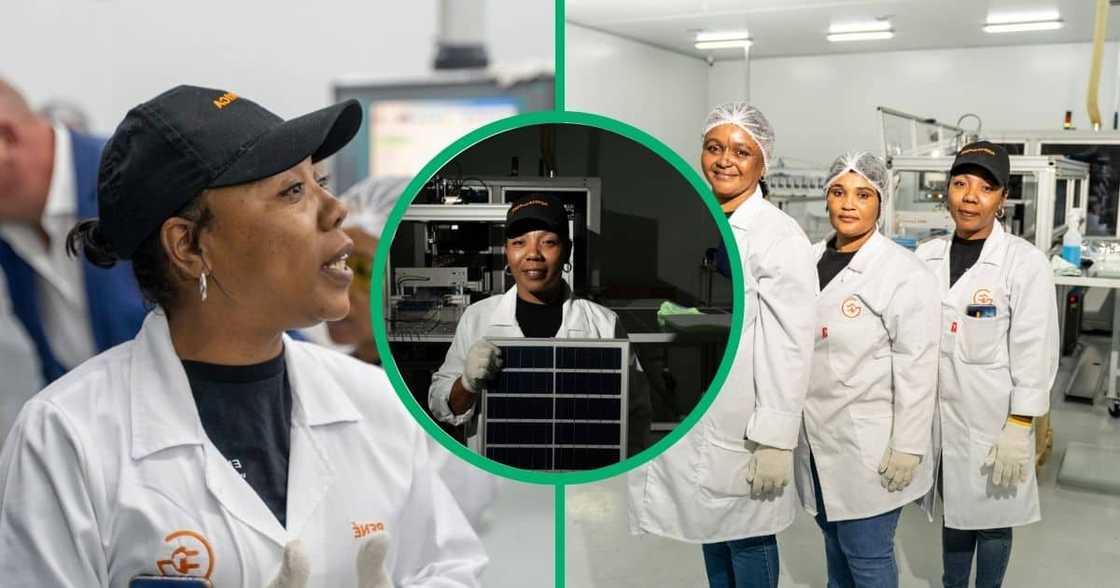 Cape Town's solar panel plant empowers women and shatters glass ceilings in the energy sector. Cape Town's solar panel plant empowers women and shatters glass ceilings in the energy sector.
