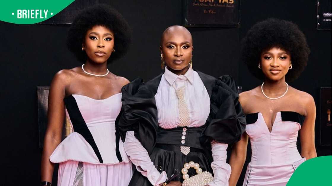 Shoki Mmola's daughter had an emotional reaction at the SAFTAs