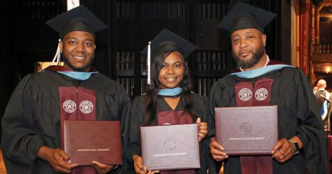 Commondre Cole, his son Ja’Coby Cole and daughter Iesha Gully