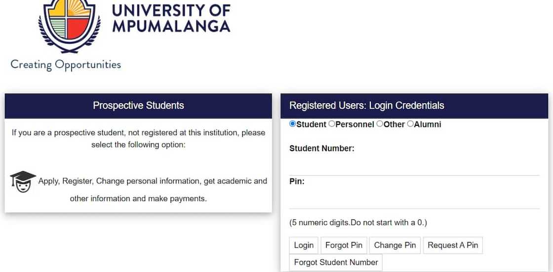 University of Mpumalanga online application University of Mpumalanga online application