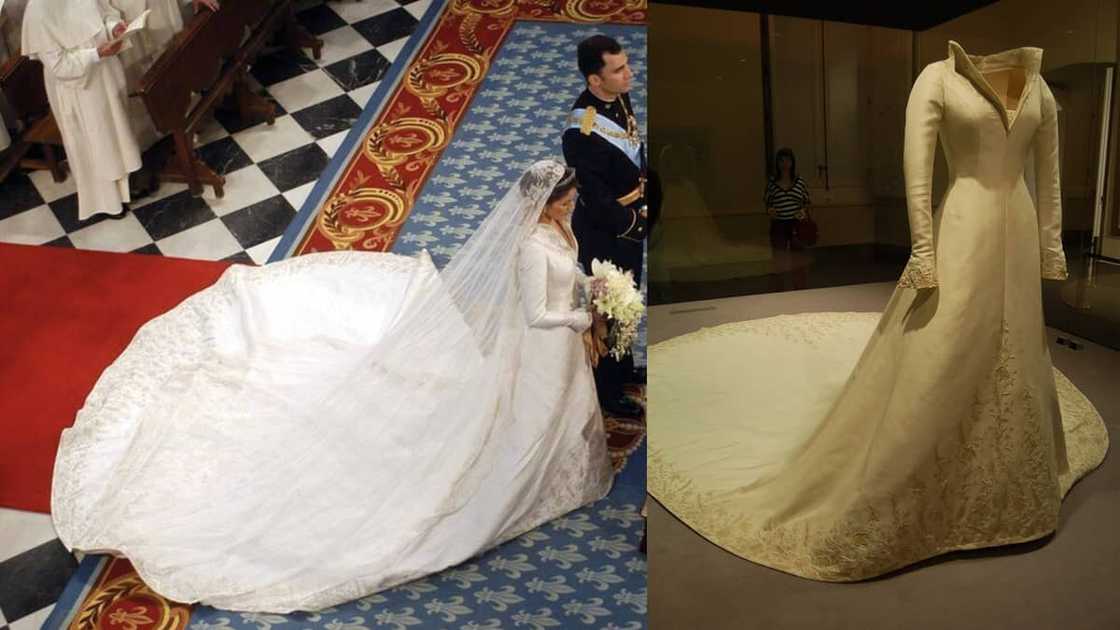 Queen Letizia's Royal Wedding Gown Queen Letizia's Royal Wedding Gown