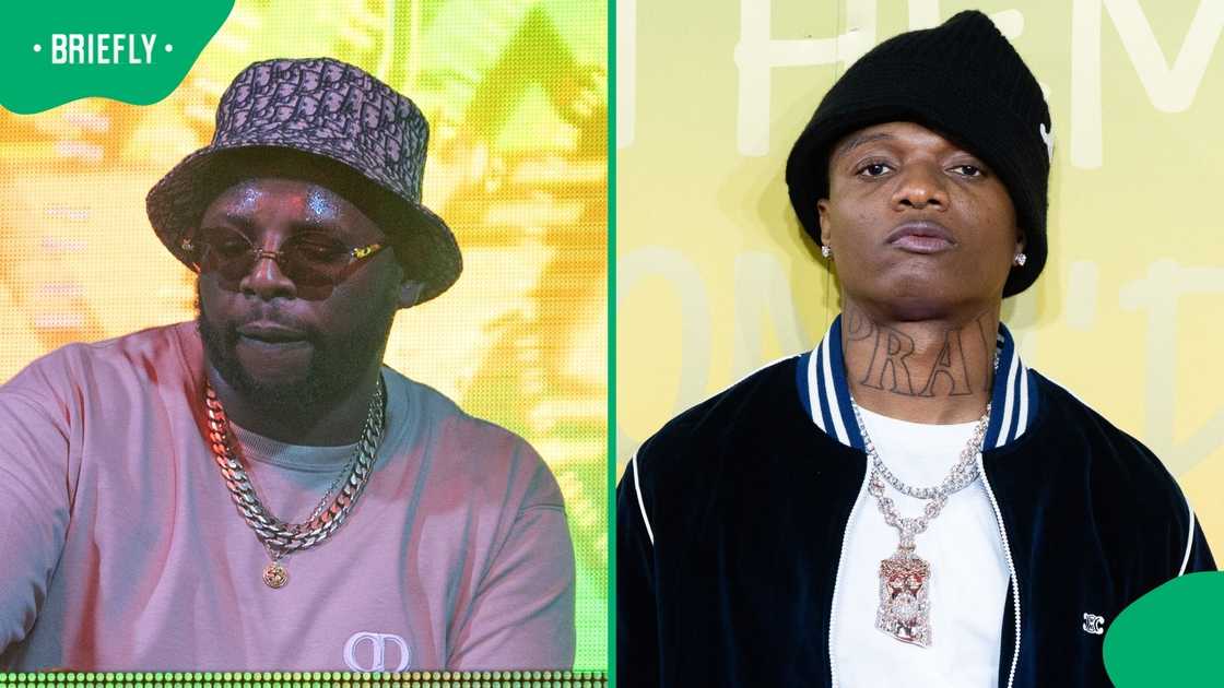 DJ Maphorisa's caption on video with Wizkid raises eyebrows DJ Maphorisa's caption on video with Wizkid raises eyebrows