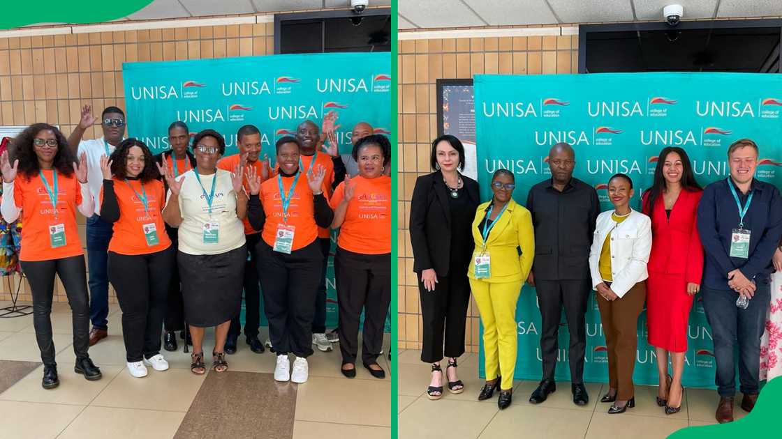 UNISA students at a competition event UNISA students at a competition event