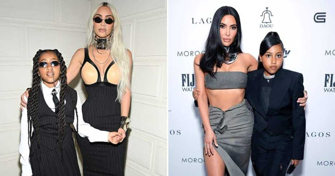 Kim Kardashian and North West attend the Met Gala together Kim Kardashian and North West attend the Met Gala together