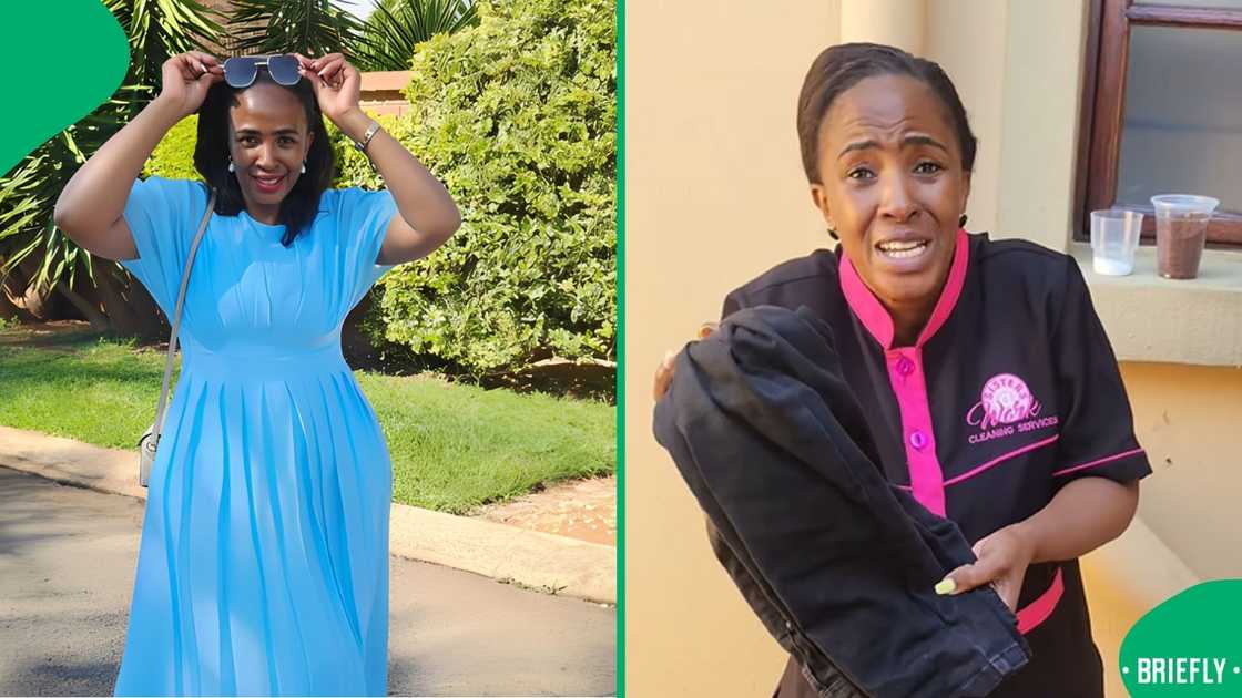 The housekeeping expert explained that salt helps preserve the new pigment so it doesn't bleed onto other surfaces