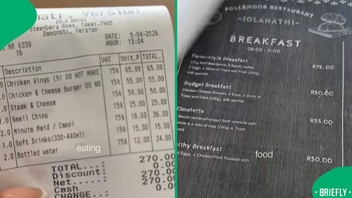 On the right showed the menu from the correctional service