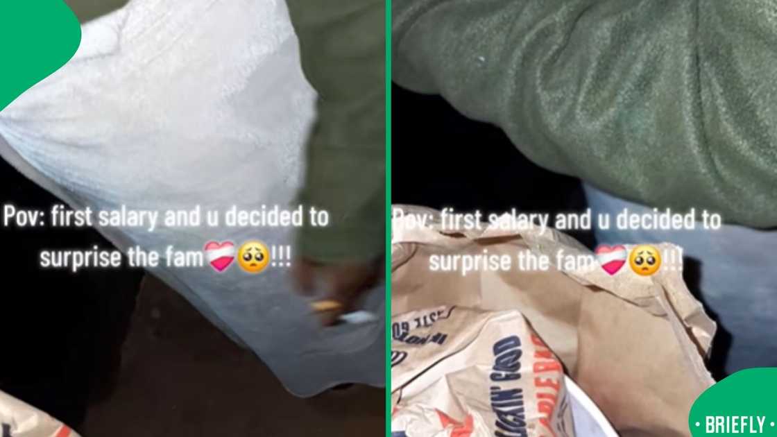 Surprising his family with a KFC meal using his first salary earned a young South African man widespread admiration
