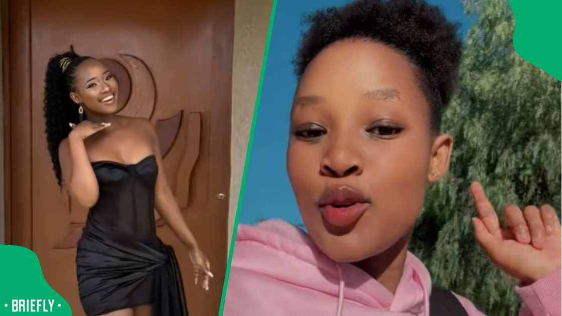 A young woman shared a video on TikTok. A young woman shared a video on TikTok.