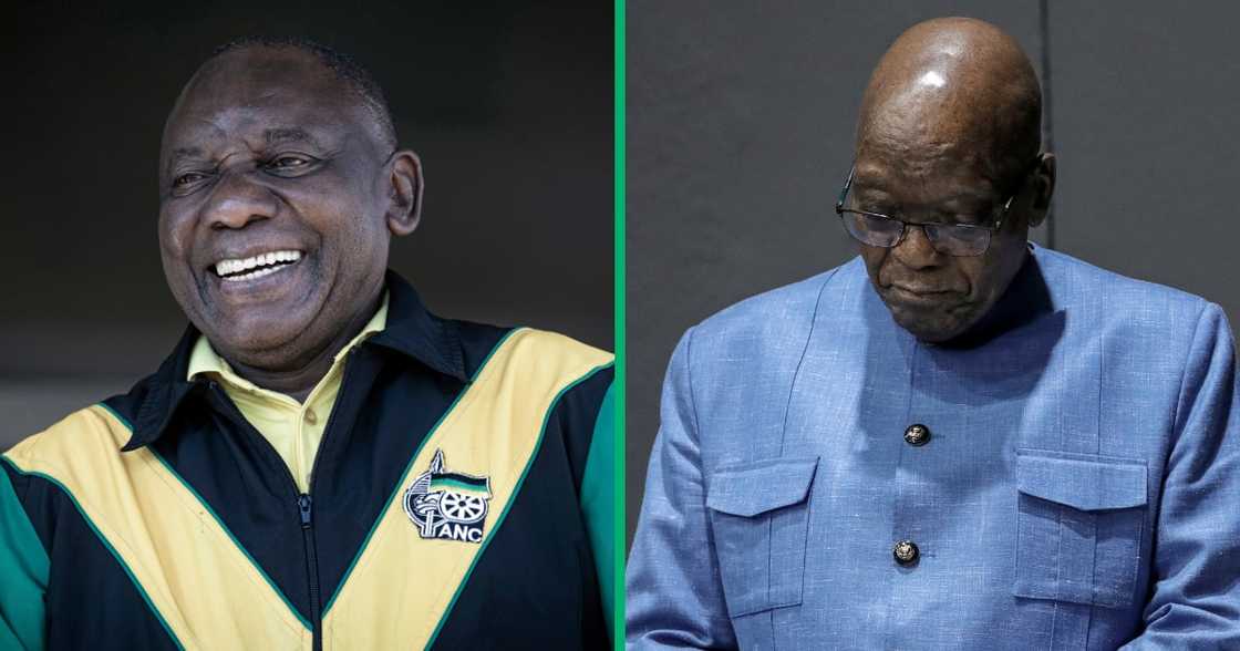 Ramaphosa takes aim at Zuma