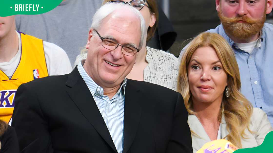 Phil Jackson and Jeanie Buss in Los Angeles Phil Jackson and Jeanie Buss in Los Angeles