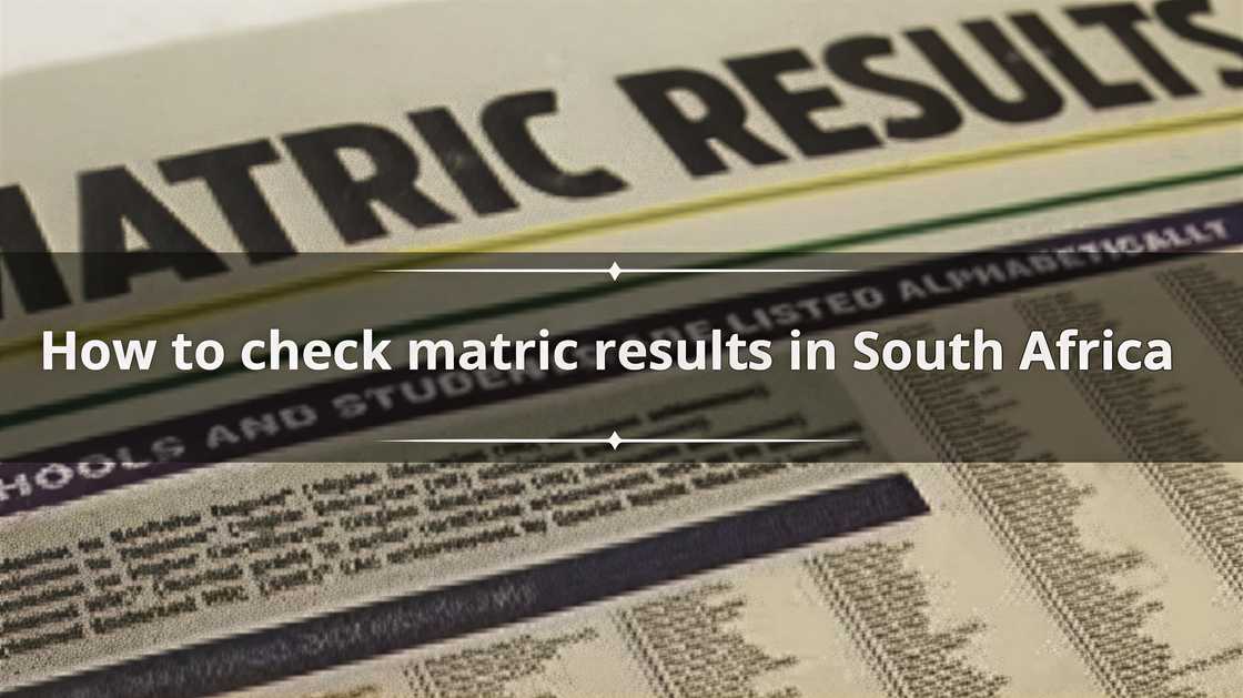 A guide to check matric results in South Africa