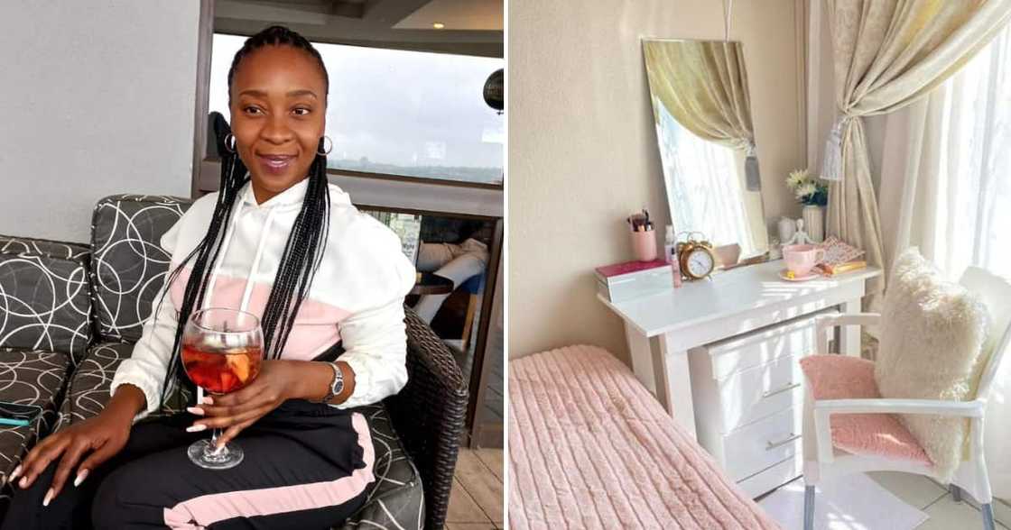 Nonjabulo Bebee and her gorgeous bedroom