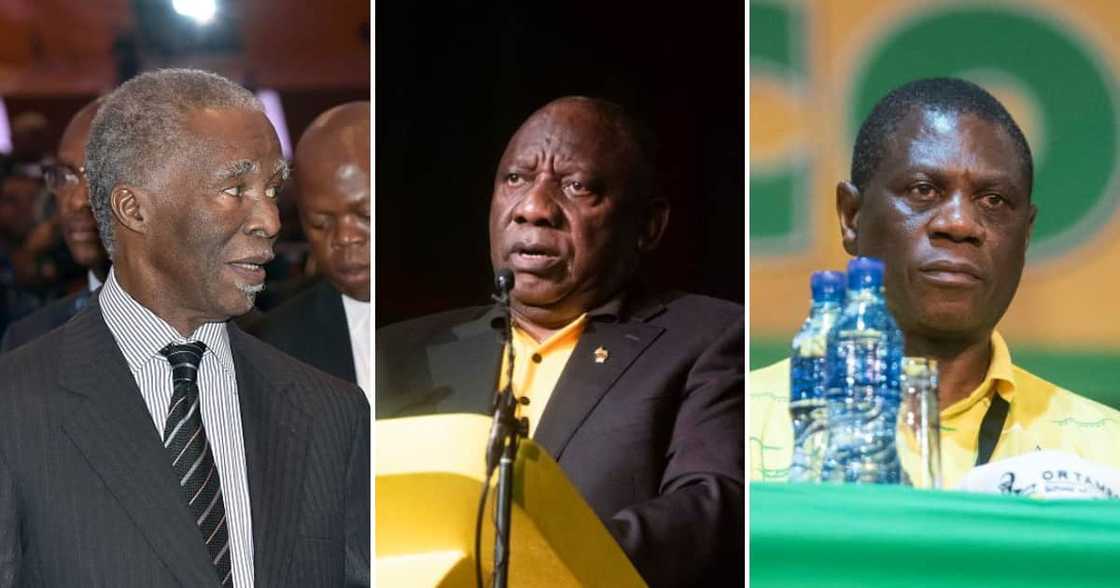 Thabo Mbeki has taken aim at the ANC for continually protecting President Cyril Ramaphosa Thabo Mbeki has taken aim at the ANC for continually protecting President Cyril Ramaphosa