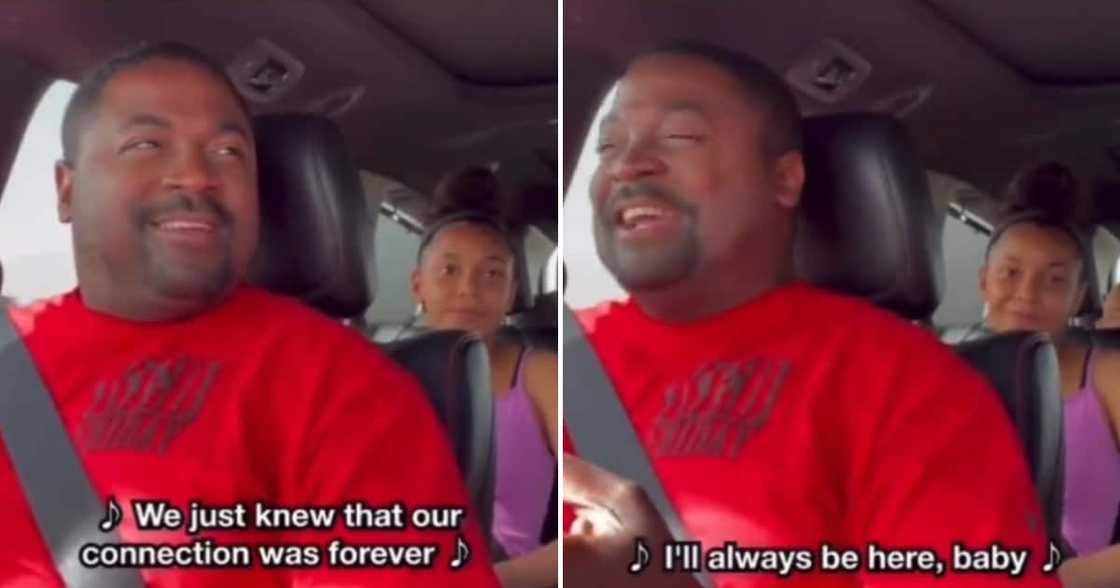 An affectionate lady captured the reaction her husband gave her when she played a custom-made song to him. An affectionate lady captured the reaction her husband gave her when she played a custom-made song to him.