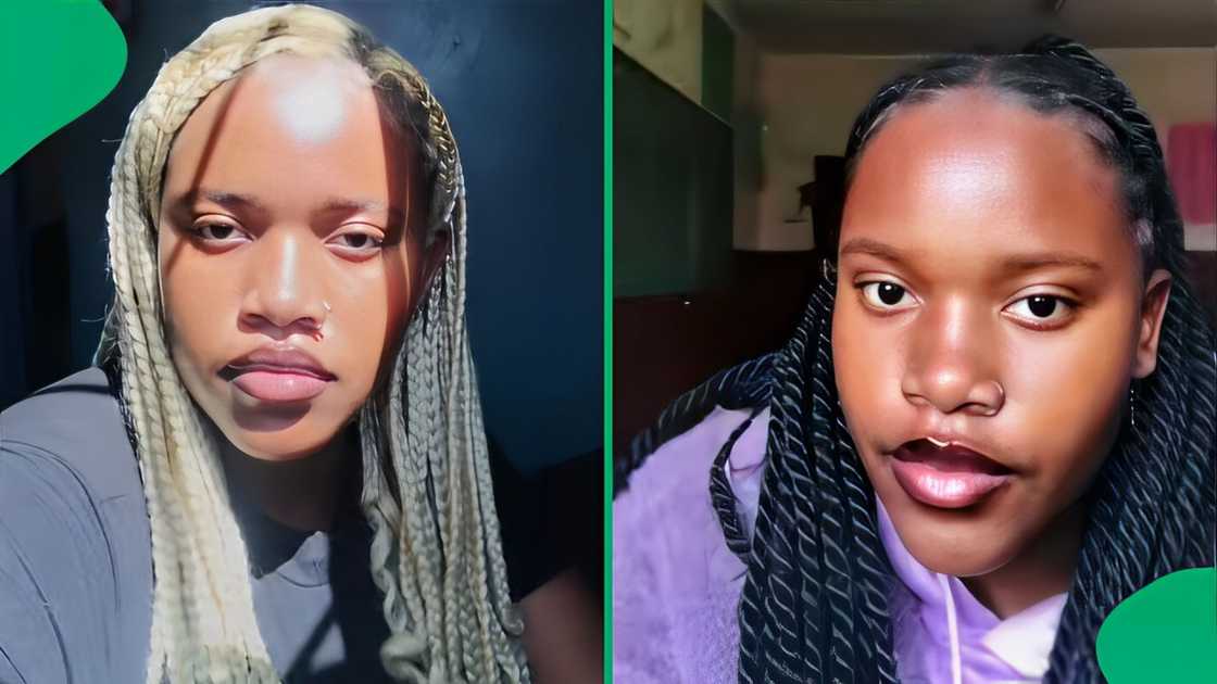 A TikTok video shows a student reacting to her test mark. A TikTok video shows a student reacting to her test mark.