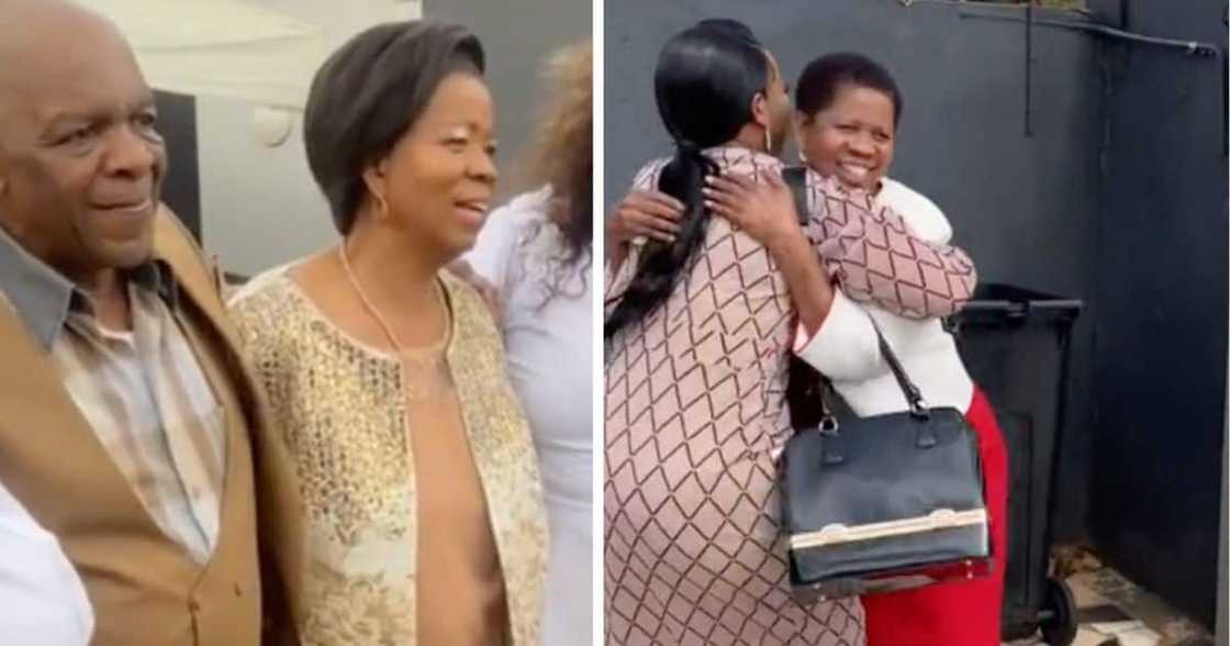 Parents surprised for their 60th birthday. Parents surprised for their 60th birthday.