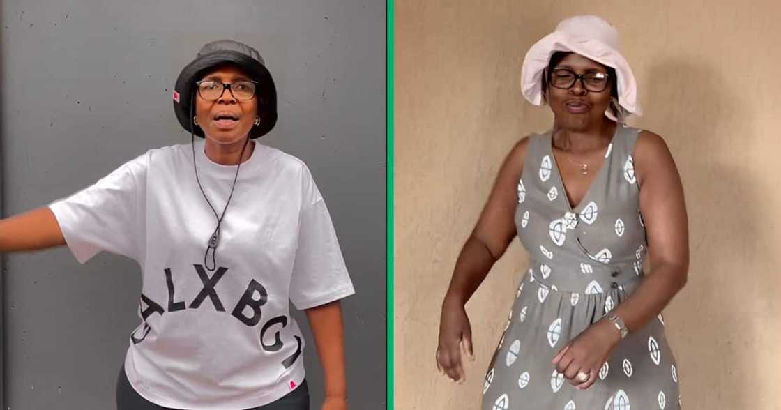 A gogo went viral on TikTok for attempting the 'Vala Umkhukhu' dance challenge