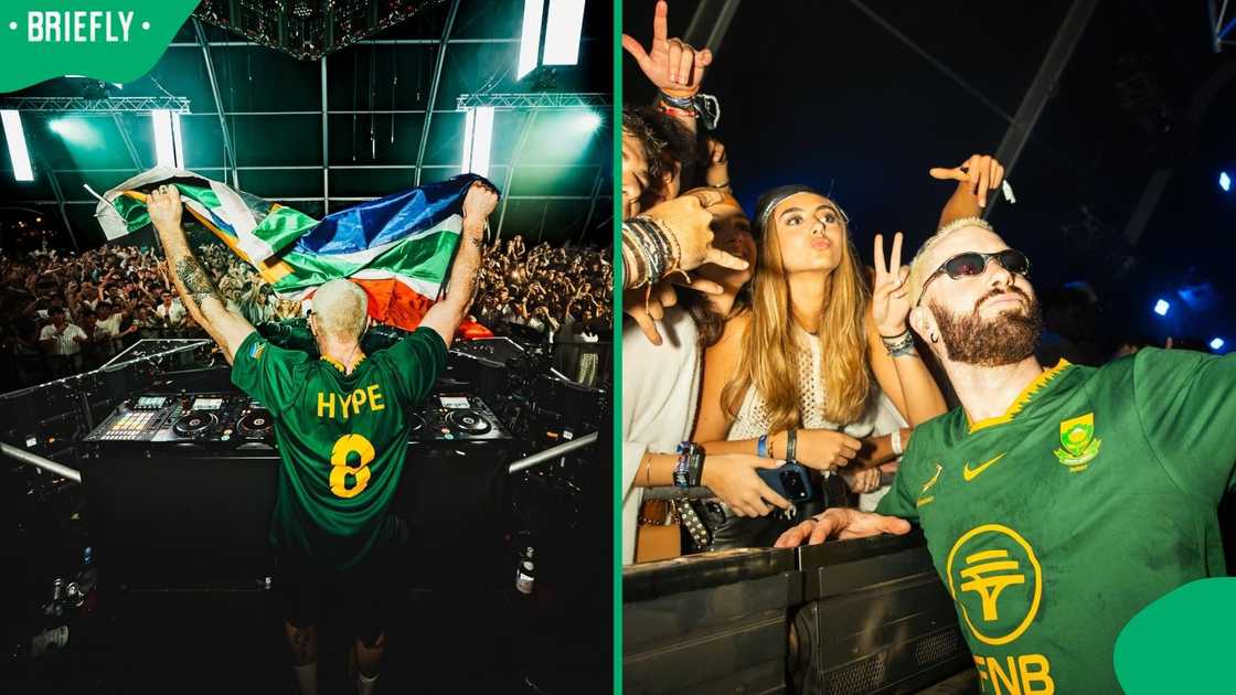 James Hype performed in Cape Town.