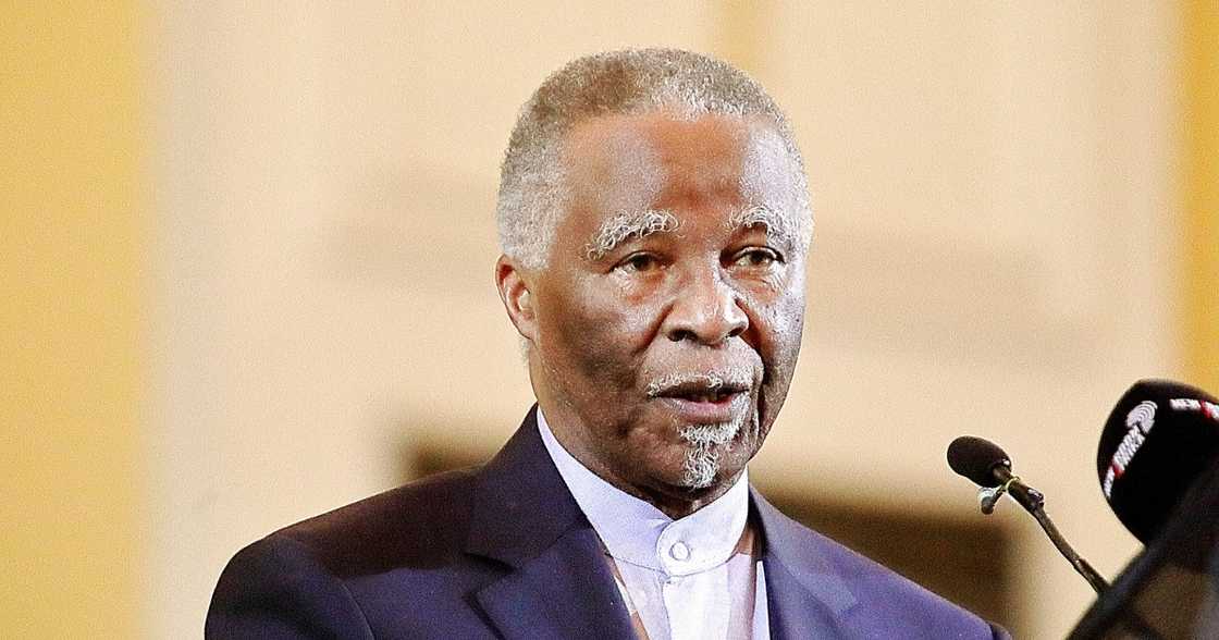 Former South African President Thabo Mbeki Former South African President Thabo Mbeki