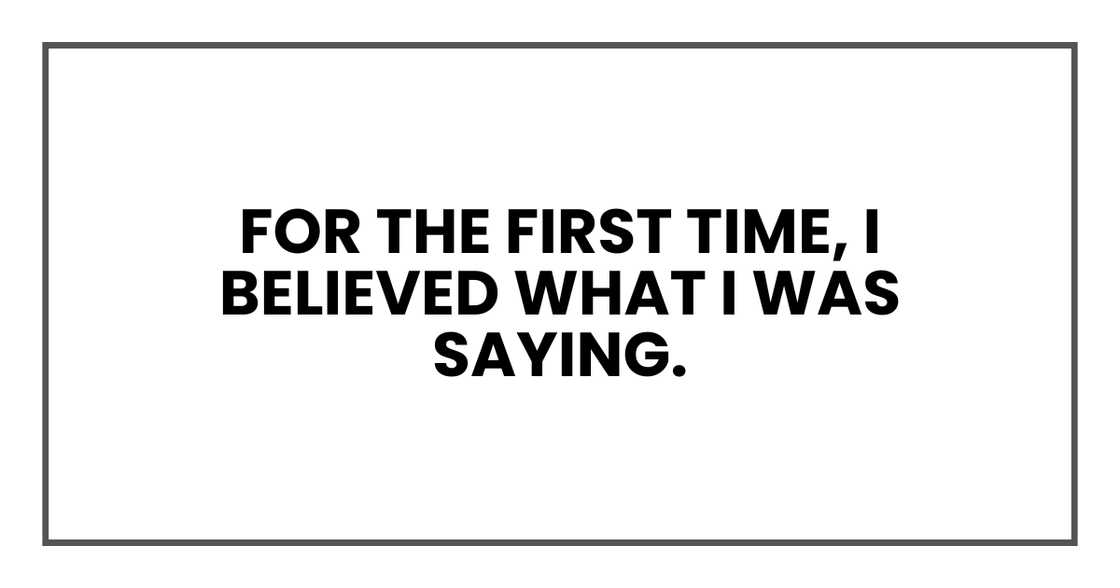 Confidence growing in public. Confidence growing in public.