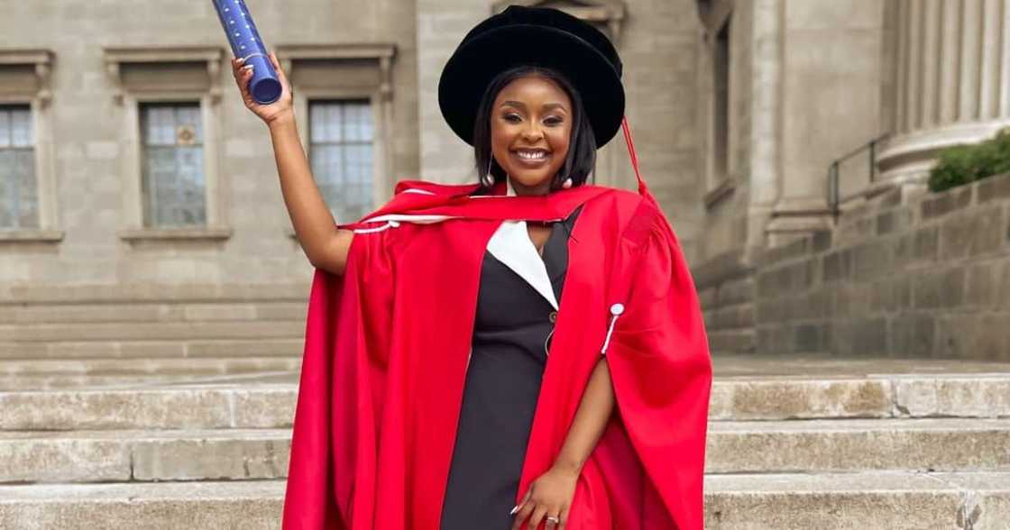 A 31-year-old who obtained her doctoral degree from the University of the Witwatersrand. A 31-year-old who obtained her doctoral degree from the University of the Witwatersrand.