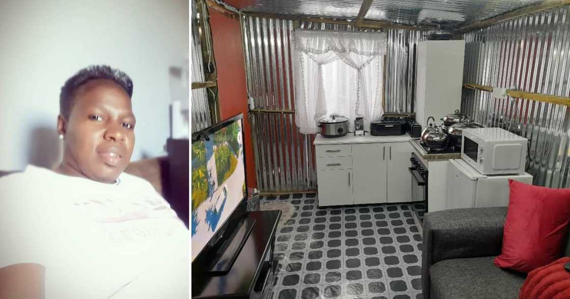The lady proudly posted pictures of her humble abode The lady proudly posted pictures of her humble abode