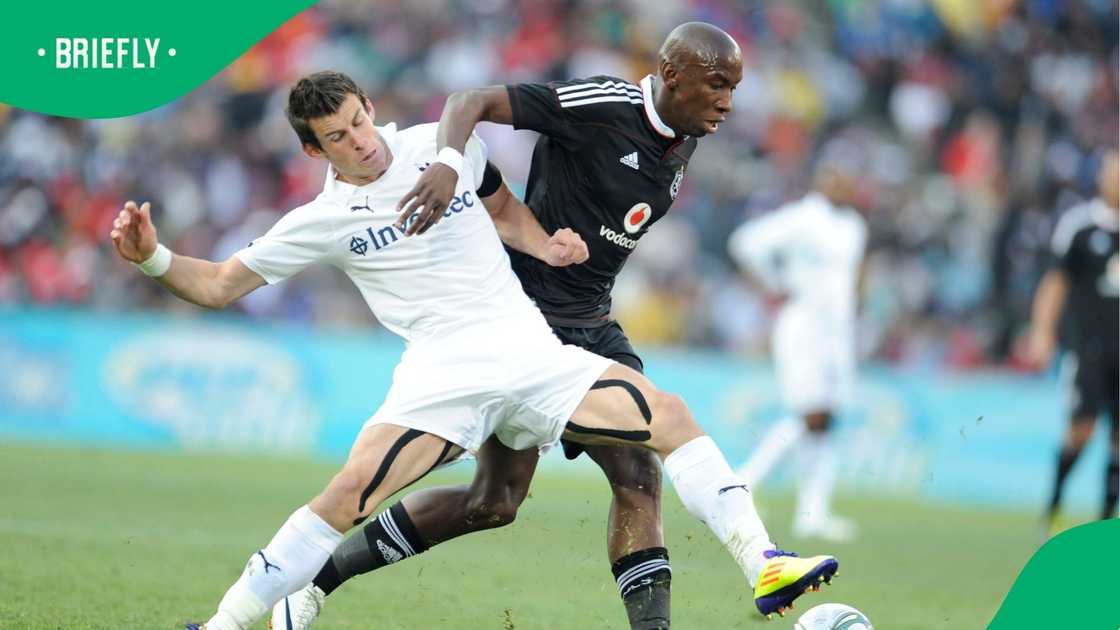 Mark Mayambela during Orlando Pirates' clash with Tottenham Hotspur in 2011. Mark Mayambela during Orlando Pirates' clash with Tottenham Hotspur in 2011.